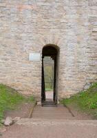 Secret exit on the territory of the Izborsk fortress, Izborsk, Pskov region. High quality photo