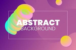 Quiet 3d colorful and modern abstract background with blend colors ressore and circles. vector
