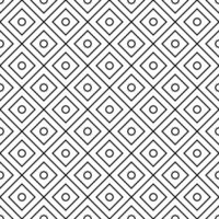 Black White Geometric Pattern Square Line Shape Background vector