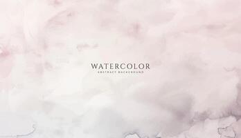 Abstract horizontal watercolor background. Neutral light colored empty space background illustration vector