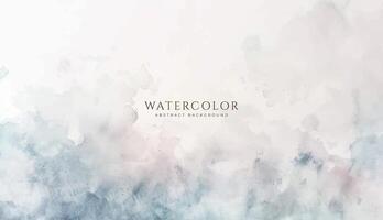 Abstract horizontal watercolor background. Neutral light colored empty space background illustration vector