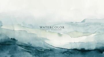 Abstract horizontal watercolor background. Neutral light colored empty space background illustration vector