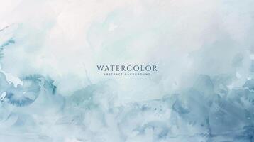 Abstract horizontal watercolor background. Neutral light colored empty space background illustration vector