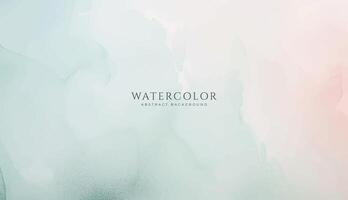 Abstract horizontal watercolor background. Neutral light colored empty space background illustration vector