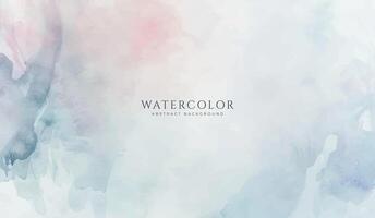 Abstract horizontal watercolor background. Neutral light colored empty space background illustration vector