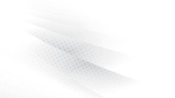 Abstract geometric white and gray color background and halftone effect. illustration. vector
