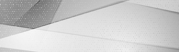Grey abstract background with small dots vector