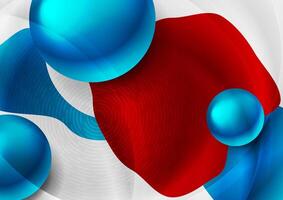 Abstract concept futuristic geometric art background vector