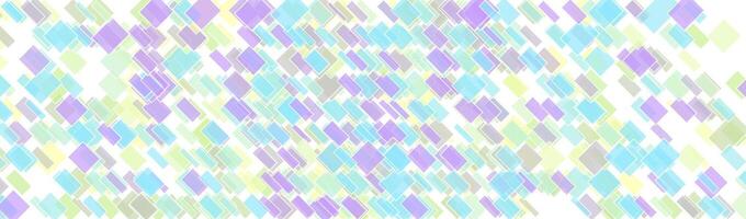 Colorful mosaic rectangles abstract tech geometric background vector