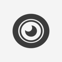 Web camera, photo icon isolated white background vector