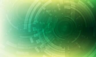 Abstract technology green yellow circular system cyber futuristi design modern creative background vector