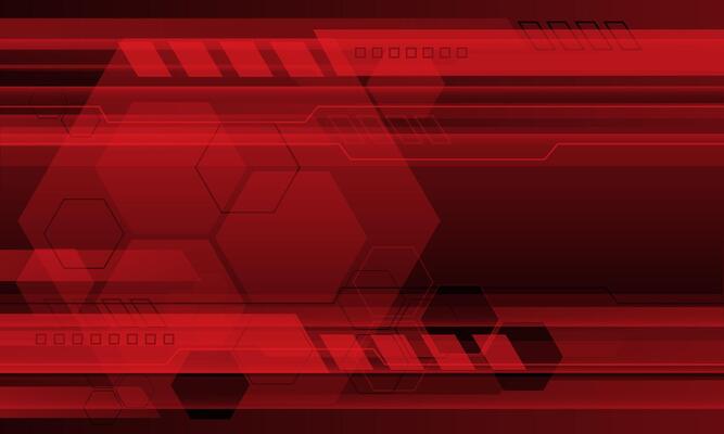 Abstract technology red black cyber futuristic geometric creative design modern background