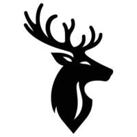Deer head mascot illustration isolated on white background vector