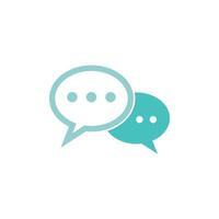 Speech bubble icon vector