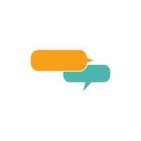 Speech bubble icon vector