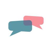 Speech bubble icon vector