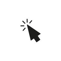 Arrow icon for computer. vector