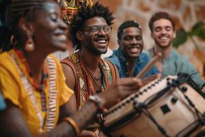 Diverse Team Building Drumming Workshop for Rhythm, Harmony, and Collaboration photo