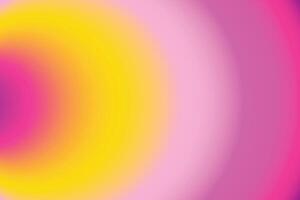 Y2K Pink and yellow gradient vibrant blurred background. Aura nostalgia background. vector