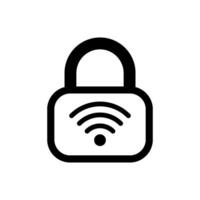 the lock icon and the internet button vector