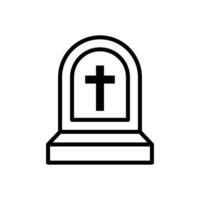 tombstone icon design template simple and clean vector