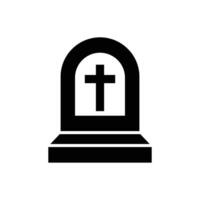 tombstone icon design template simple and clean vector