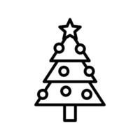 christmas tree icon design template simple and clean vector