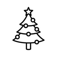 christmas tree icon design template simple and clean vector