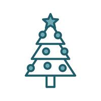 christmas tree icon design template simple and clean vector