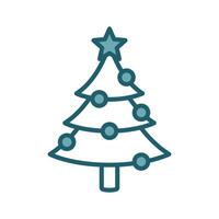 christmas tree icon design template simple and clean vector