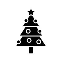 christmas tree icon design template simple and clean vector