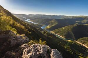 Zavoj Lake Meanders from Kozji Kamen Viewpoint photo
