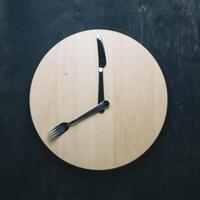 Intermittent fasting and skip breakfast concept photo