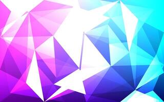 3d glowing colorful polygon texture background vector