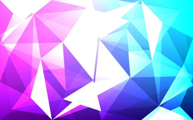 3d glowing colorful polygon texture background