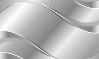 Silver Abstract Background with Metallic Effect vector