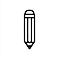 Simple Pencil with Minimalist and modern design vector