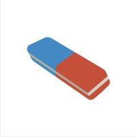 Simple eraser with Minimalist and modern design vector