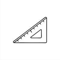 Simple ruler with Minimalist and modern design vector
