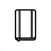 Simple notebook with Minimalist and modern design vector