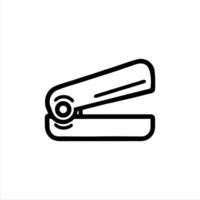 Simple stapler with Minimalist and modern design vector