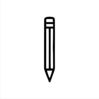 Simple Pencil with Minimalist and modern design vector