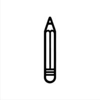 Simple Pencil with Minimalist and modern design vector