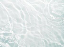 Ripple water texture with shadows on white photo