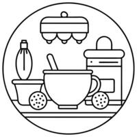 Mindfulness Coloring Book for Kids. Mindfulness element outline for coloring pages vector