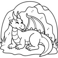 Mindfulness Coloring Book for Kids. Mindfulness element outline for coloring pages vector