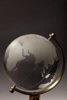 Crystal glass globe photo