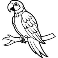 Adorable pets animal for coloring pages vector