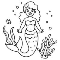 Mindfulness Coloring Book for Kids. Mindfulness element outline for coloring pages vector
