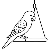 Adorable pets animal for coloring pages vector